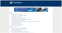 Desktop Screenshot of immunodefence.com