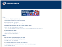 Tablet Screenshot of immunodefence.com